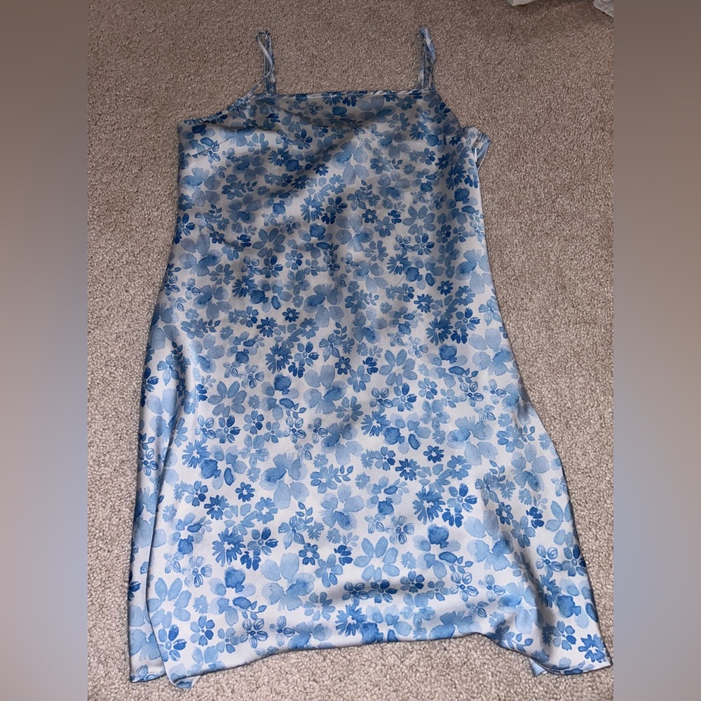Satin mini dress